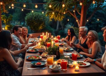 kolacja z przyjaciółmi