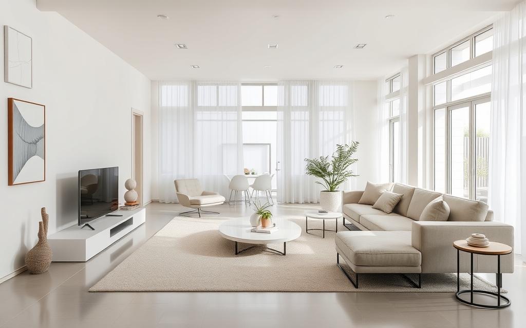 wnętrza minimalistyczne